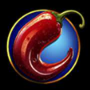 Hot pepper symbol in Dia De Los Muertos 2 pokie