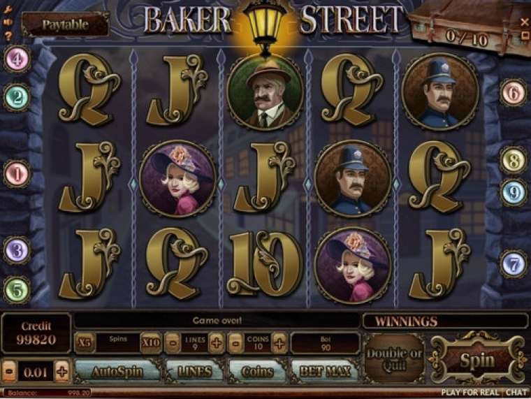 Play Baker Street pokie NZ