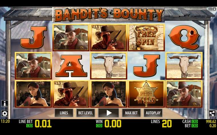 Play Bandit’s Bounty pokie NZ