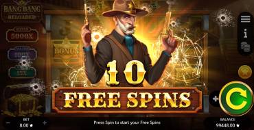 Bang Bang Reloaded: Free spins