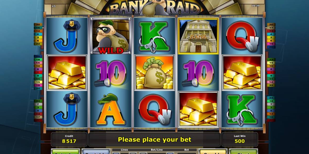 Bank Raid pokie NZ