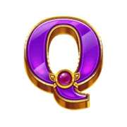 Q symbol in Anubis Rising Jackpot King pokie
