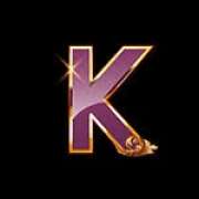 K symbol in The Phantom of the Opera Link&Win pokie