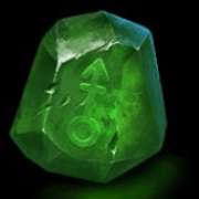 Emerald symbol in Voodoo Temple pokie