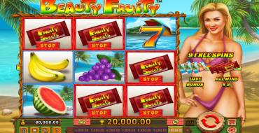 Beauty Fruity: Winnings