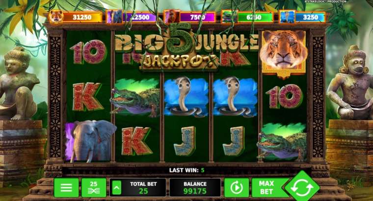 Play Big 5 Jungle Jackpot pokie NZ