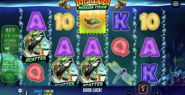 Big Bass Mission Fishin': Slot machine