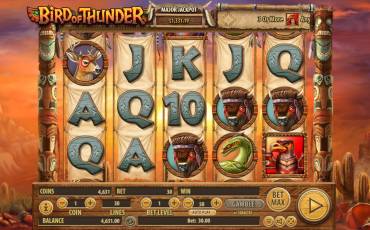 Bird of Thunder pokie NZ