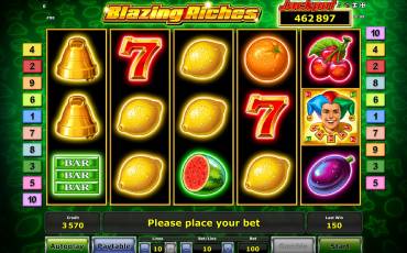 Blazing Riches pokie NZ