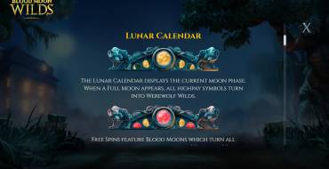 Blood Moon Wilds: Lunar Calendar