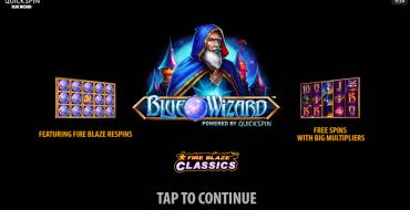 Blue Wizard: Slot machine