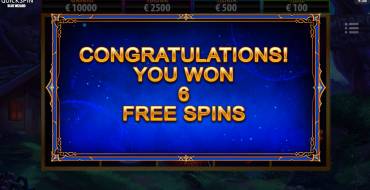 Blue Wizard: Free spins and/or respins