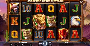 Book of Majestic Wild Buffalo: Slot machine