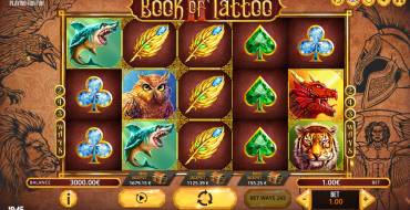 Book of Tattoo 2: Slot machine