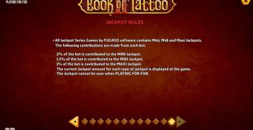 Book of Tattoo 2: Jackpot