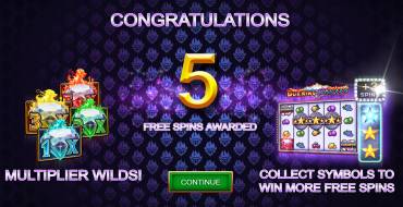 Burning Diamonds: Free spins and/or respins