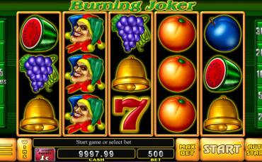 Burning Joker pokie NZ