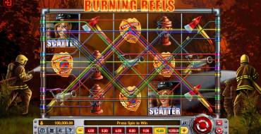 Burning Reels: Slot machine