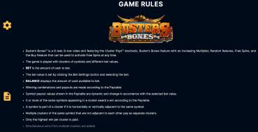 Buster’s Bones: Rules