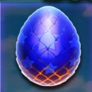 Blue egg symbol in Book of Easter pokie