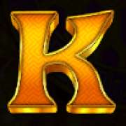 K symbol in 5 Lions Megaways pokie