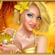 A girl symbol in Tropical Beauties Clover Chance pokie
