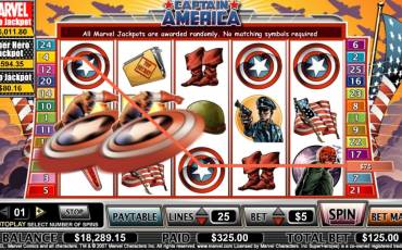 Captain America pokie NZ