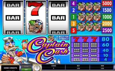 Captain Cash  pokie NZ