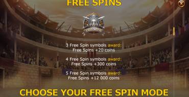 Champions of Rome: Free Spins