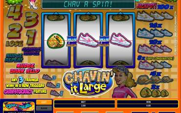 Chavin’ it large pokie NZ