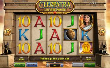 Cleopatra: Last of the Pharaohs pokie NZ