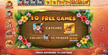 Crabbin' for Cash Extra Big Splash: Free spins and/or respins