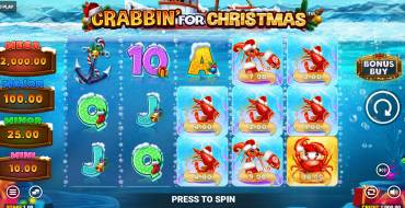 Crabbin' For Christmas: Slot machine