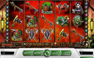 Crusade of Fortune pokie NZ