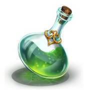 Potion symbol in Crystal Ball Deluxe pokie