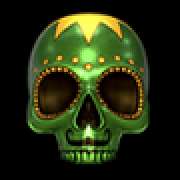 Skull green symbol in Dia De Los Muertos 2 pokie