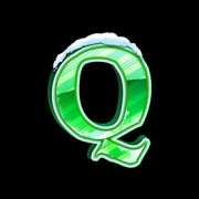 Q symbol in Fishin’ Christmas Pots of Gold pokie