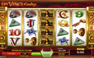 Da Vinci CodeX pokie NZ