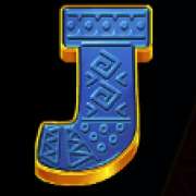 J symbol in John Hunter and the Mayan Gods pokie