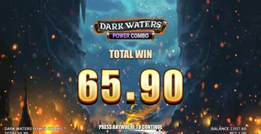 Dark Waters Power Combo: Winnings