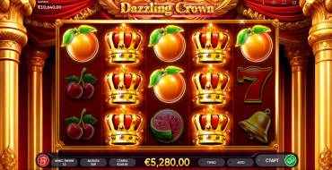 Dazzling Crown: Winnings