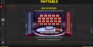 Deal or no Deal: Bankers Boost Jackpot King: Bonus games