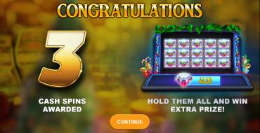 Diamond Bounty Xmas Hold'n'Win: Free spins and/or respins