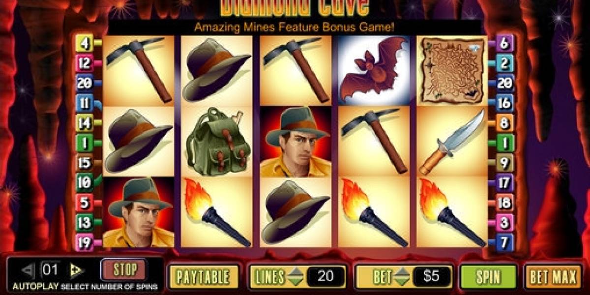 Diamond Cave pokie NZ