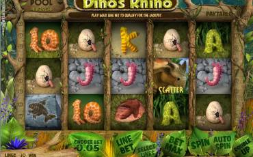 Dinos Rhino pokie NZ