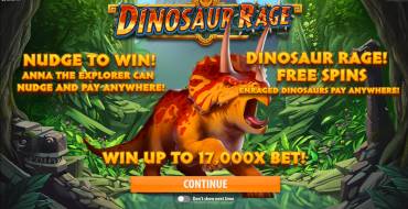 Dinosaur Rage: Slot machine