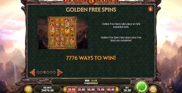 Dragon Maiden: Golden free spins