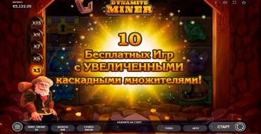 Dynamite Miner: Free spins and/or respins