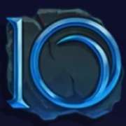 10 symbol in Merlin and the Ice Queen Morgana pokie