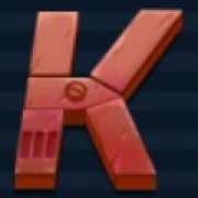 K symbol in Captain Xenos Earth Adventure pokie